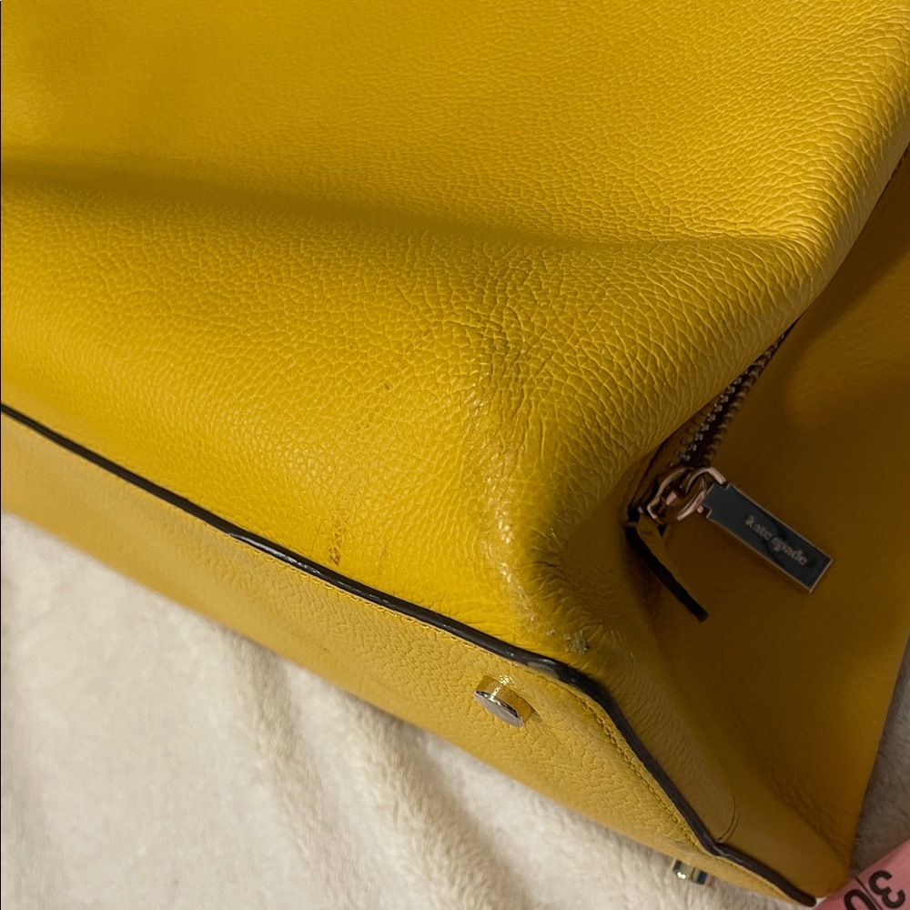 Kate Spade New York Jordyn Chain Handle Tote in Sunflower Yellow - Picture 16 of 16